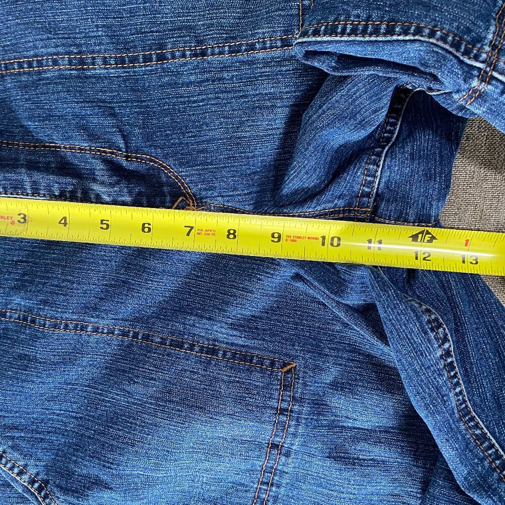 Gloria Vanderbilt Capri Denim Jeans Women's 12 Mid Rise Blue Casual Pants - Picture 10 of 14